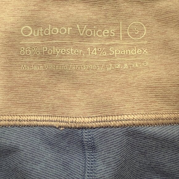 Outdoor Voices Pastel Spring Colorblock‎ Leggings Size S - Picture 4 of 8